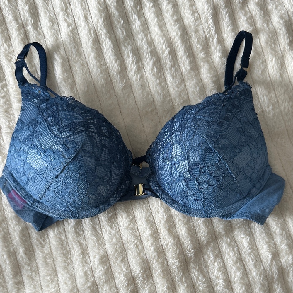 La SENZA Deep Blue Lace Bra